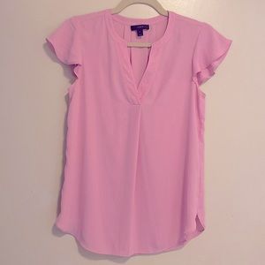 Jcrew pink blouse, size 0